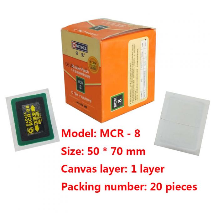 マイケルは50&times;70mm冷たいタイヤ パッチ ゴム製ISO9001を補強した 0