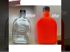 Aeropak 発光ピンクゴムスプレーペイント 引換可能な自動車コーティングペイント