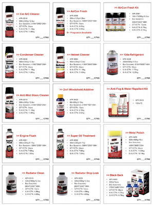 500ml Tinplate Car Dashboard Cleaner Spray 3-Year Shelf Life