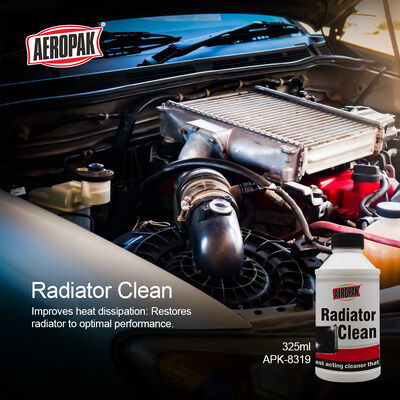 Aeropak 325ml 390g Plastic Bottle Car Care Automotive Engine Liquid Radiator Cleaning Agent Cooling System Radiator Cleaner 3