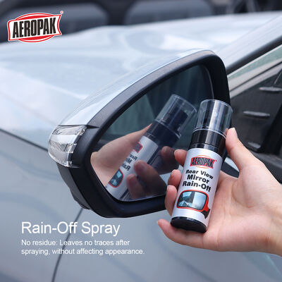 Aeropak 50ml Bottle Spray Easy-to-Apply Long-Last Rear View Mirror Rain-Off Waterproofing Extended-Duration Car Care Product