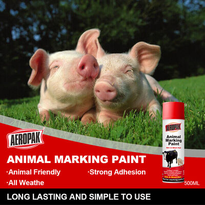 Aeropak Animal Marking Acrylic Liquid Coating & Spray Paint (Other Names Animal Marking Paint) Model APK-6810 for Appliance Use