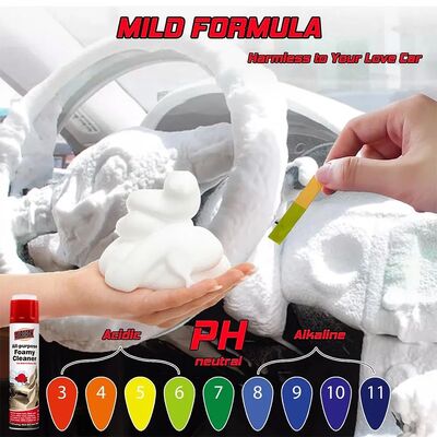 Aeropak 650ml Car Cleaning Products Multi-Purpose Foam Cleaner for Leather Carpet Furniture