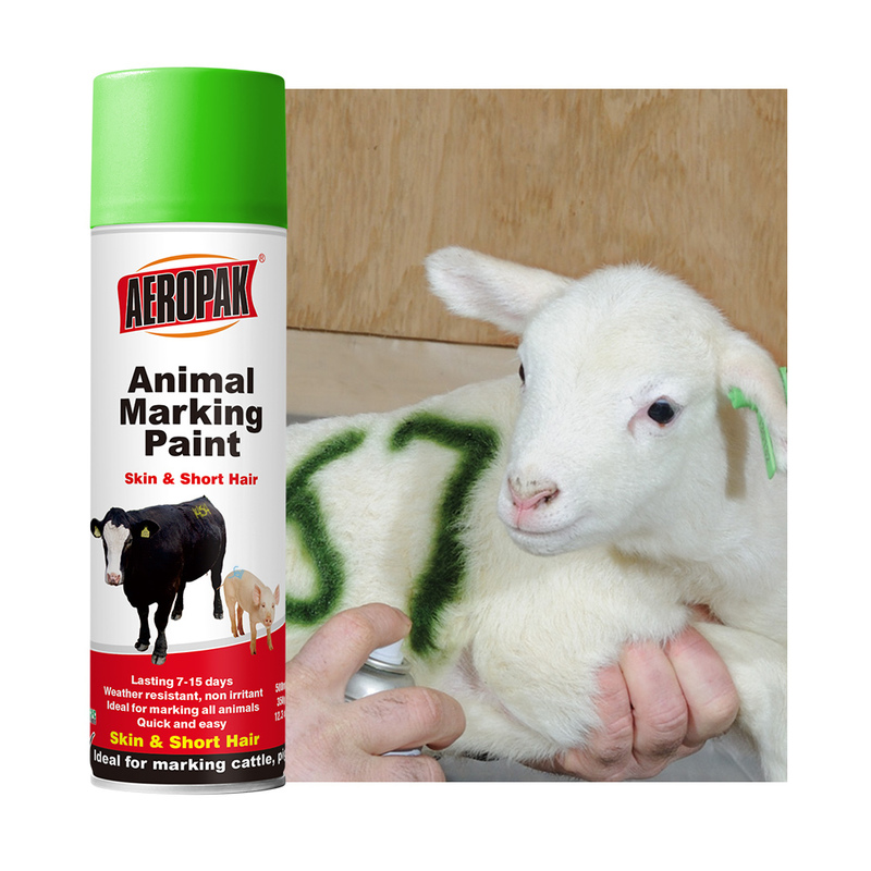 Ecofriendly Fast Drying Weatherproof Animal Marking Spray Paint and Livestock Marker Spray in 500ml