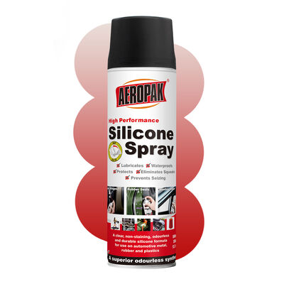 Aeropak 500ml エアロゾール OEM 高性能 シリコンスプレー ベースオイル 産業用 耐着 長寿命 浸透性