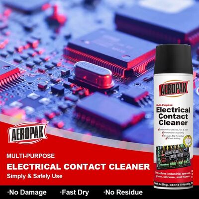 エアロパック 500ml エアゾール式流体・化学品 高効率電子接点クリーナー 精密電子機器用潤滑剤 製品スプレー
